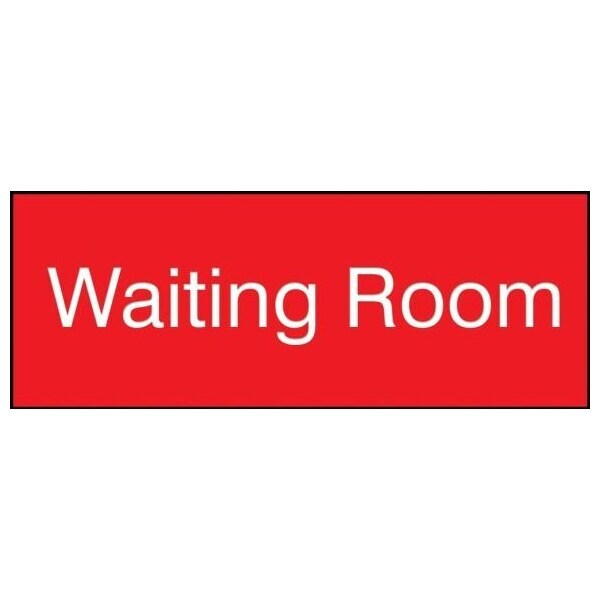 Accuform 8 in W x 3 in H, Engraved Plastic PSG920RD - main